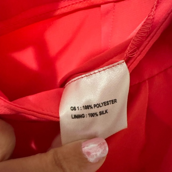 Sachin + Babi Hot Pink Silk Shorts - Picture 3 of 3